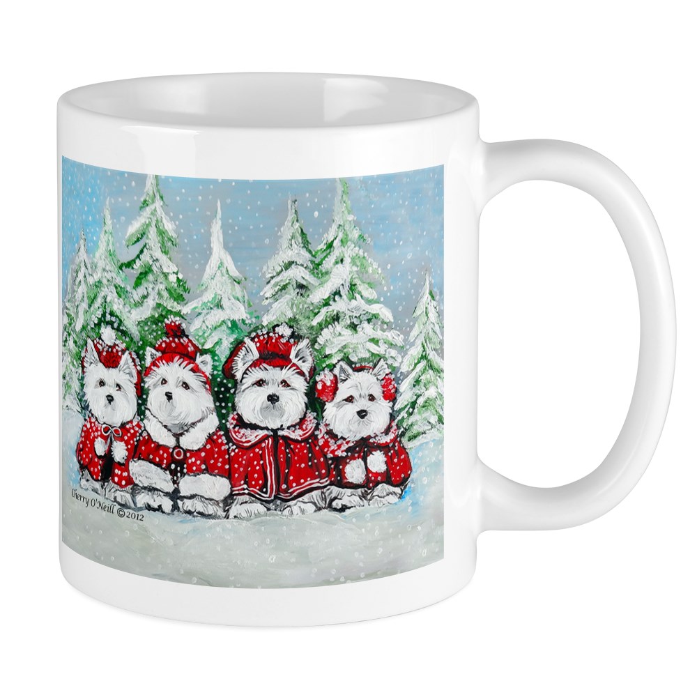 CafePress Westie Christmas Mug Unique Coffee Mug, Coffee Cup