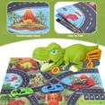thumbnail image 3 of Vehículo de juego de dinosaurios para niños, camión transportador de coche, regalo Montessori, pista de carreras, 2023, 3 of 4