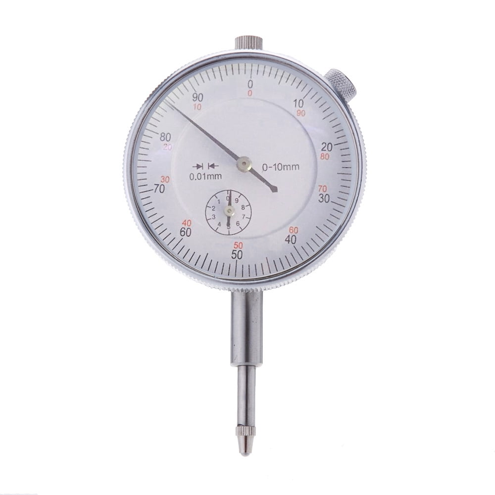 New 0.01mm Accurate Clock Dial Test Indicator Outer Measuring Gage Metric 0-10MM 