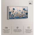 thumbnail image 2 of Cerulean Blue Flowers II Canvas Blue Floral Art by Art Remedy, Silver Frame, 54" x 36", 2 of 7