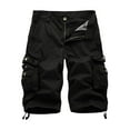 thumbnail image 2 of Men's Casual Fishing Camo Cargo Shorts, Lightweight Outdoor Hiking Work Shorts with Pockets, 2 of 5