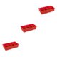 thumbnail image 2 of Monstrate 8 rejillas grandes de silicona de grado alimenticio fabricante de cubitos de hielo Jumbo cubo de hielo grande bandeja cuadrada DIY molde Type1 NO1 Monstrate CBP155357, 2 of 6