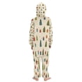 thumbnail image 3 of Vzayyk 4T-14Y Size Aviliable Cozy One-Piece Footless Sleeper Pajama Beige Background, 3 of 8
