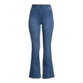 thumbnail image 3 of No Boundaries Juniors Crossover Pull On Flare Jeggings, Sizes S-XXXL, 3 of 5