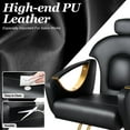 thumbnail image 5 of Baasha Barber Chair Reclining Hair Salon Chair, All Purpose Gold Salon Chair for Hair Stylist, 360 Degrees Swivel Stylist Chair, Heavy Duty Shampoo Chair Tattoo Chair with Removable Headrest - Brown, 5 of 8