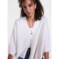 thumbnail image 5 of Scenario Women's Button Front Ruana, Mid-weight, Sizes S-XL, 5 of 6