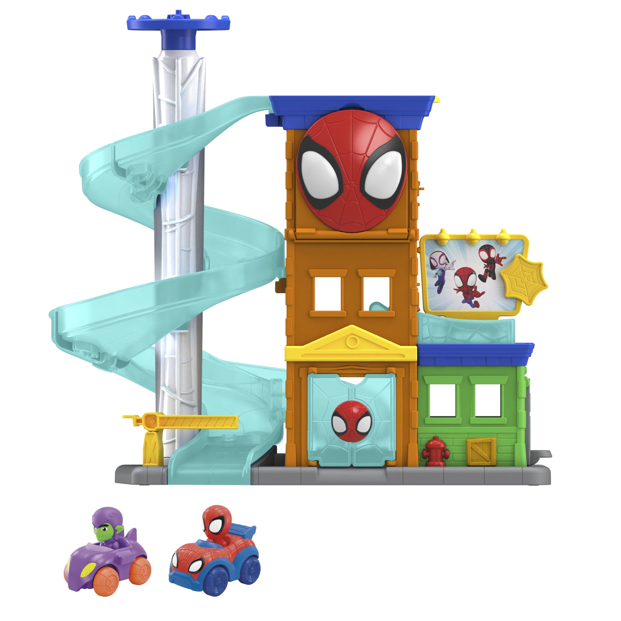 Marvel Spidey and his Amazing Friends Web-City Playset, Ages 3 and up