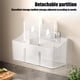 thumbnail image 5 of Estante de cocina blanco - Organizador de jengibre y ajo, estante de almacenamiento multifuncional de plástico para uso en el hogar, 5 of 6