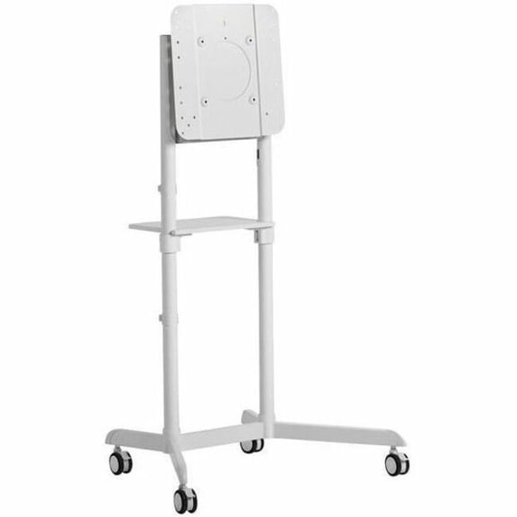 Atdec Mobile Cart with Display Rotation 165.35lb Capacity Steel White ADTVC70RW