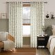 thumbnail image 2 of Cortinas de lino con estampado floral verde de 274 cm, dos paneles, para sala de estar, 2 of 9