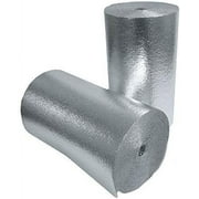 AES Industries 12x 50 Reflective Foam Core Insulation HVAC Faucet Pipe Air Duct Wrap Roll 1/4