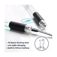 thumbnail image 4 of Led Light Emitting Drumsticks 15 Colour Gradient Usb Rechargeable+switch Electronic Drumsticks compatible with-1, 4 of 5