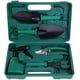 thumbnail image 1 of Rawiri Herramientas de Jardinería de 5 Piezas con Tijeras, Palas, Rastrillos y Pulverizador Mango Ergonómico Antideslizante e Inoxidable - Caja de Almacenamiento, 1 of 5