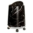 thumbnail image 2 of CoudarTitie Marble Waste Bin Removable Inner Waste Bin Double Layer Trash Can Garbage Container Household Trash Bins for Living Room Home Black M, 2 of 9
