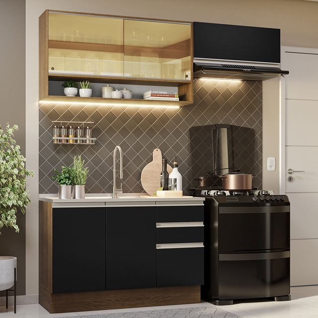 Cocina Integral Completa Modular Madesa Glamy 200cm MN 08