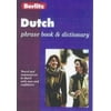 Dutch Phrase Book & Dictionary [Paperback - Used]