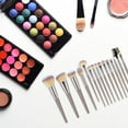 thumbnail image 3 of Large Makeup Brush Set for Travel and Storage 15 Brushes for All Skin Types Tools for A Perfect Makeup Finish, 3 of 8