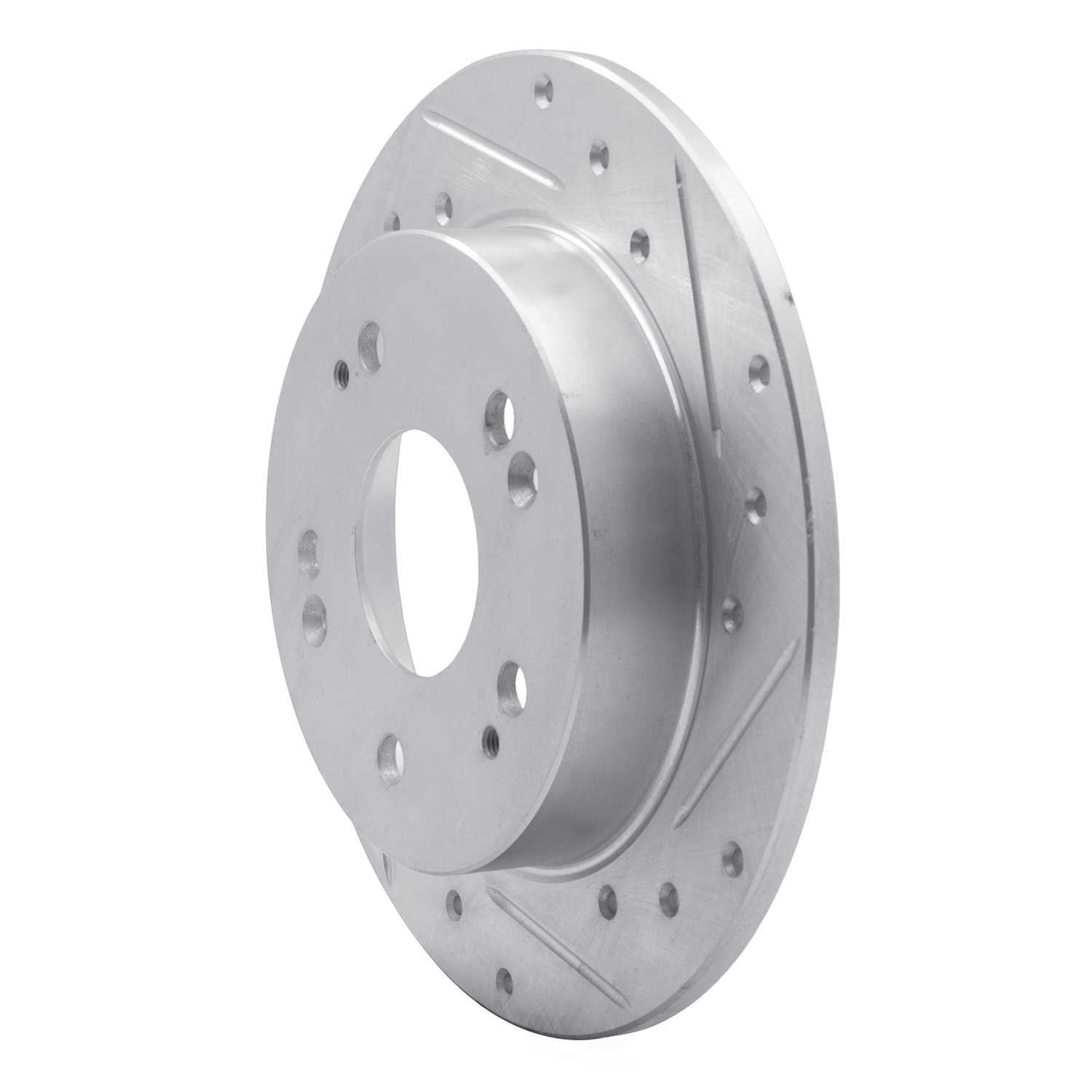 Dynamic Friction Company 631-59024R DFC Brake Rotor - Drilled And Slotted - Silver