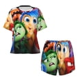 thumbnail image 4 of Lsque inside out 2 Women's Short-Sleeved Pajama Set - 2 Piece Soft and Lightweight Sleepwear Set-Small, 4 of 9
