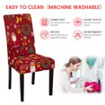 thumbnail image 5 of (Set of 6) Stretch Dining Chair Covers Xmas Christmas Party Banquet Seat Protector Decor, 5 of 7