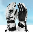 thumbnail image 5 of Zhaomeidaxi 1Pair Waterproof Winter Thermal Gloves Windproof Warm Gloves for Driving Cycling for Women and Men, 5 of 6