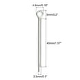 thumbnail image 2 of Unique Bargains Split Cotter Pin, Fixation à Clip en Acier Inoxydable 2,5x40mm Raccord Argent 90Pack, 2 of 5