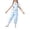 Sky Blue, variant on Kids Rain Bib Pants Proof Suspender Trousers Rain Suit Waterproof One-Pieces Coverall Cartoon Child Rain Pants And Rain Boots Combined For Water Wading Jumpsuits