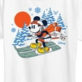 thumbnail image 3 of Disney - Mickey Skiing - Women's Short Sleeve Graphic T-Shirt, 3 of 5