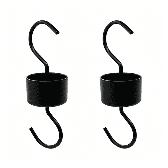 ACDANC Ant Moat for Hummingbird Feeders Ant Moats for Hummingbird Feeders Hummingbird Feeder Ant Guard 2 Pack Black