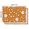 thumbnail image 5 of Autumn Gathering Placemats Set of 6, Durable Linen Table Mats with Pumpkin and Turkey Pattern, Machine Washable Heat Resistant Rustic Fall Dining Table Mats, 5 of 5
