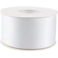 thumbnail image 3 of HAHDAXIA White Ribbon 2 Inch Double Face Satin Ribbon Thick White Ribbon for Wedding Bridal Bouquet Baby Shower Party Decorations - 25Yards, 3 of 5
