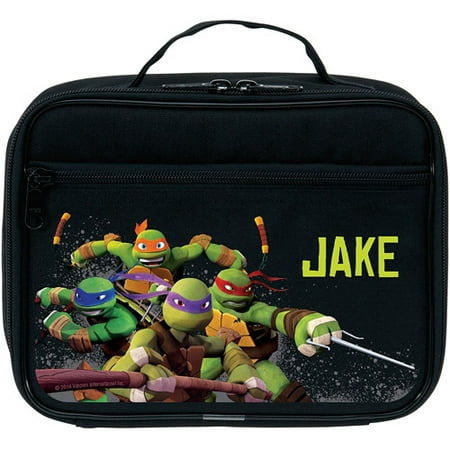 Personalized Teenage Mutant Ninja Turtles Protect Black Kids Lunch Bag
