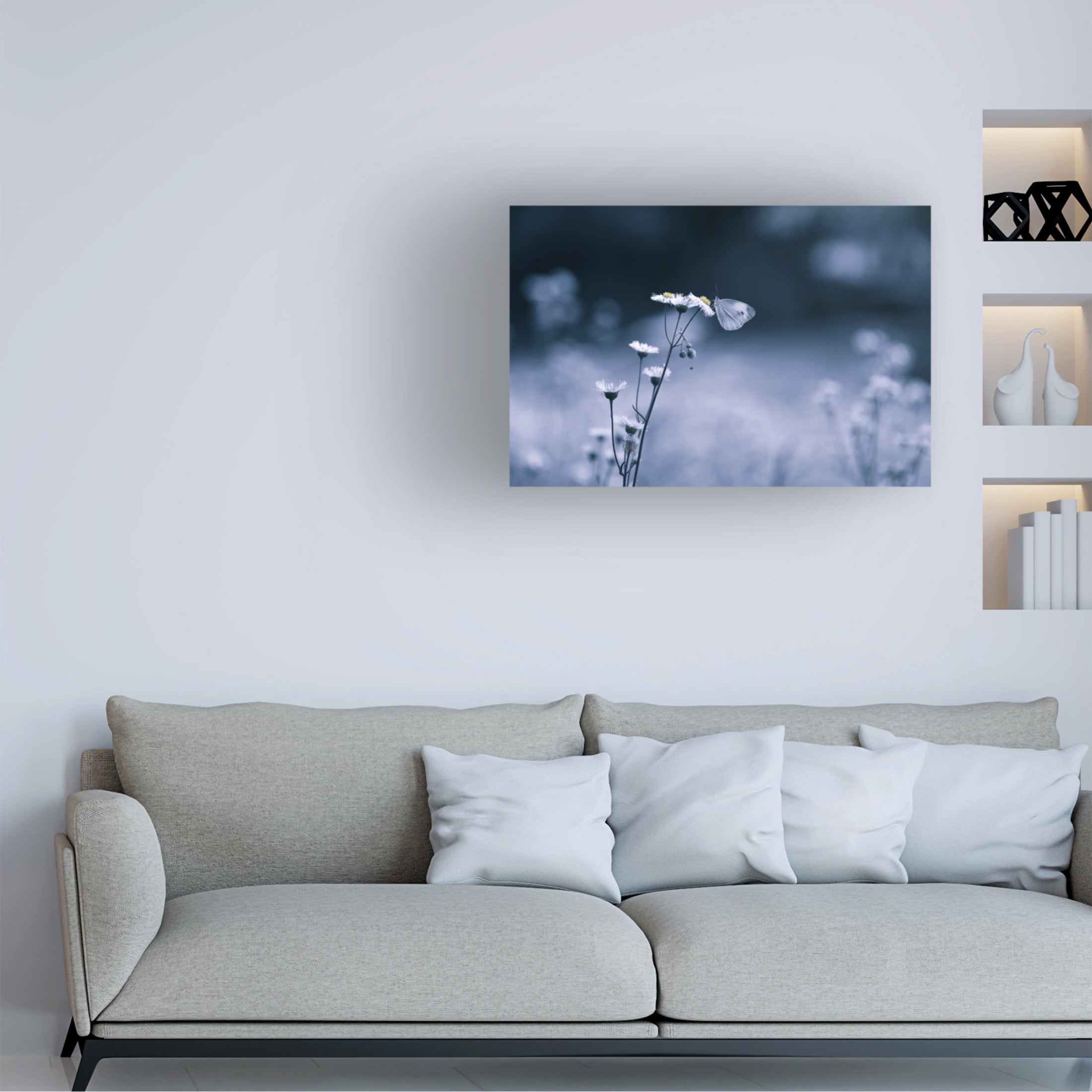 Trademark Fine Art Ivy Deng Small Butterfly Canvas Wall Art