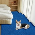 thumbnail image 2 of Ultra Soft Rug for Living Room, 3X5 Fluffy Shag Area Rug for Bedroom, Modern Shaggy Carpets Fuzzy Rug for Teens Dorm Nursery Home Decor Aesthetic, Upgrade Anti-Skid Durable, Blue, 2 of 18