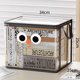 thumbnail image 5 of Caja de libros plegable para dormitorio de estudiantes, organizador de libros para aula, transparente, impermeable, caja de almacenamiento organizadora de libros para el hogar, 1 Uds., 5 of 5
