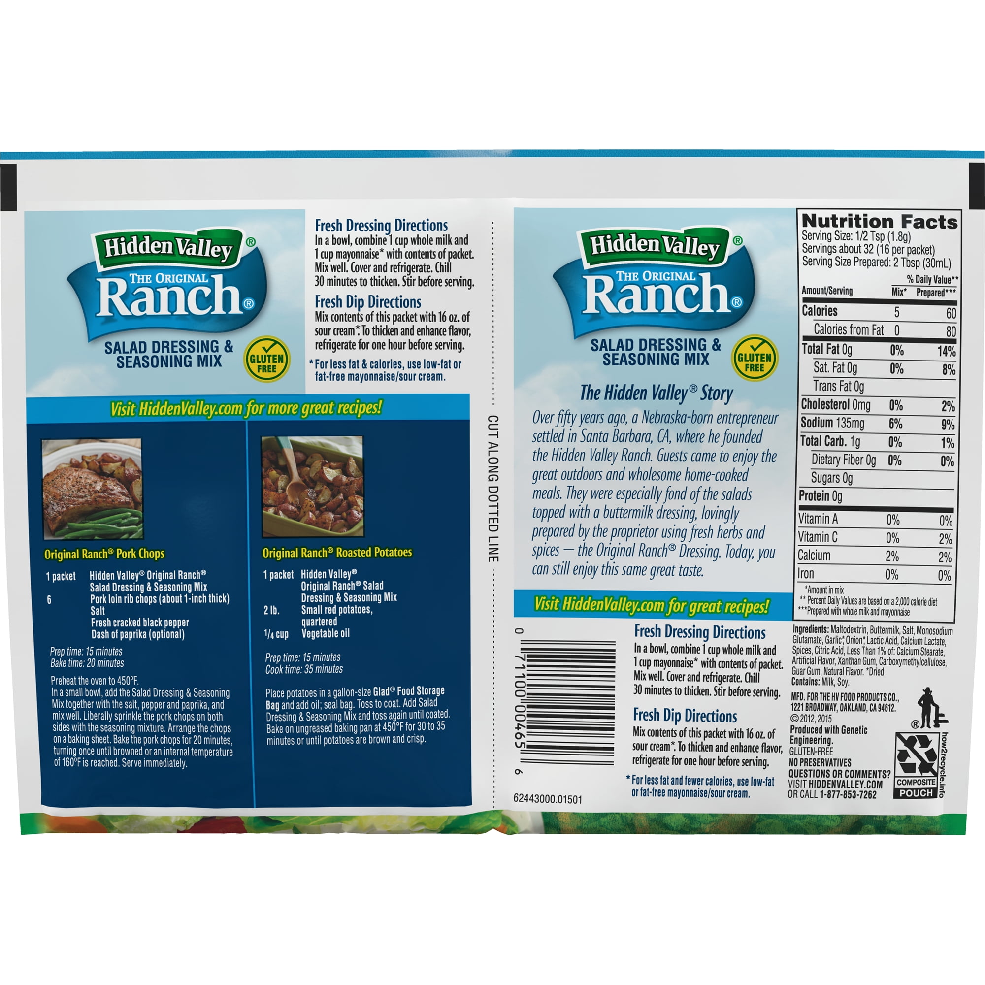 hidden valley ranch mix gluten free hidden valley ranch mix gluten free