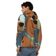 thumbnail image 5 of Lsque Scooby-Doo for Mens Full-zip Hoodie, Zip-up Pullover Hooded Sweatshirt, Kangaroo Pocket Hoodie Ideal for Daily Wear, Travel, and Home-Medium, 5 of 8
