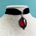 thumbnail image 2 of Gargantilla con colgante de camafeo de vampiro gótico, collar de terciopelo para mujer, 2 of 2