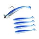thumbnail image 1 of Cebos de pesca Suministros de pesca de silicona Señuelos de curricán Compactos 3D Realistas con Azul, 1 of 9