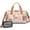 Pioneer Flower Floral-1, variant on Women Men Gym Bag,Pioneer Flower Floral Print Pattern Small Duffle Bag Spend the Night Bags for Women with Shoes Compartment Washbag,Detachable Shoulder Strap,19.7x8.3x11 Inches
