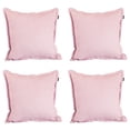 thumbnail image 1 of Cojin Decorativo Cuadrado Set de 4 Pink Rosa, 1 of 4