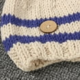 thumbnail image 4 of Newborn Baby Photography Props Clothes Set for Newborns with Blue Stripe Design, 4 of 7