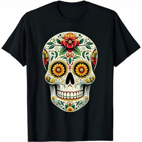 Skull Mexican Cinco de Mayo Costume For Men Women T-Shirt