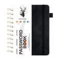 thumbnail image 2 of WHEANG Password Book – Internet Address & Password Organizer With Laminated Alphabetical Tabs – Password Journal – Hardcover Medium Size 6.1x4.8”, 2 of 9