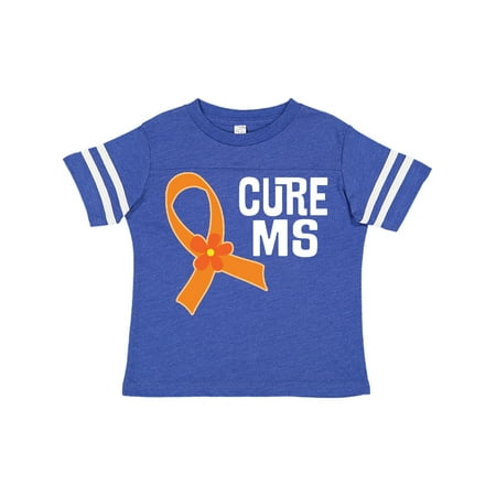 

Inktastic Multiple Sclerosis Cure MS Orange Ribbon Gift Toddler Toddler Girl T-Shirt