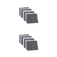 thumbnail image 3 of Paquete de 7 Uds. de telas hechas a mano Cateissary, estampado Floral, color negro, 25x25cm, 3 of 6