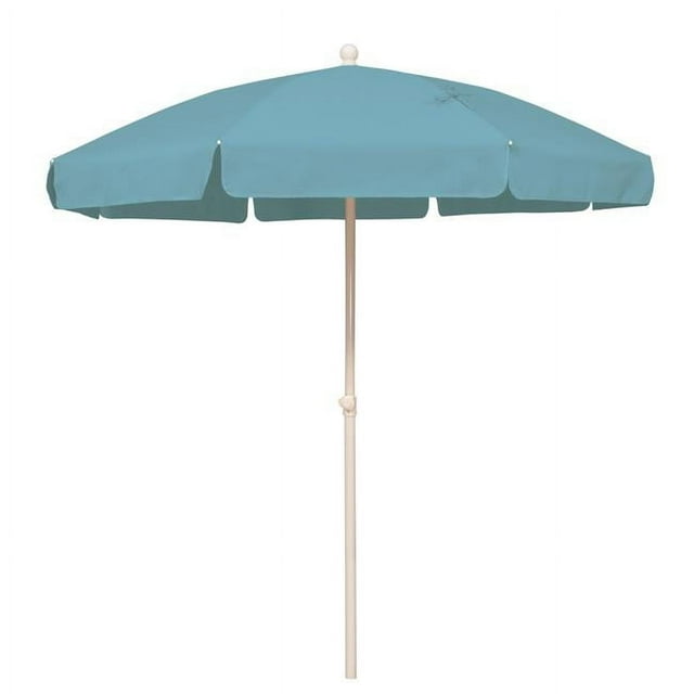 SimplyShade SSUB865KIT-P024 Tahiti 6.5 ft. Polyester Beach Umbrella with Fiberglass Ribs Aruba