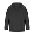 thumbnail image 3 of JUSLIO Plus Size Mens Sweatshirts Hooded Solid Hoodies Long Sleeve Pullover Comfortable Everyday Sweatshirts, 3 of 5