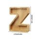 thumbnail image 5 of Lata de ahorro de madera con letras en inglés y cristal transparente., 5 of 6