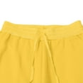 thumbnail image 3 of Riecok Jogging Pants for Men Elastic Waist Drawstring Open Bottom Solid Color Outdoor Running Jogger Pants with Pockets Yellow XXXL, 3 of 3
